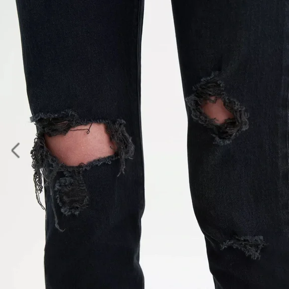 Levi’s 501 slim with rips W26 L30 - Picture 9 of 9